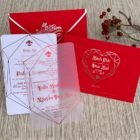 Thiệp cưới trẻ trung DQ-2023 - Plastic