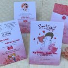 Thiệp cưới KTS chibi siêu cute DQ-KD-108