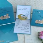 Thiệp thôi nôi  KTS đẹp (pop-up) DQ-KPD5-160 Dương lợt