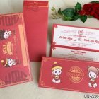Thiệp cưới chibi siêu cute DQ-2206