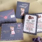 Thiệp cưới chibi siêu cute DQ-2232