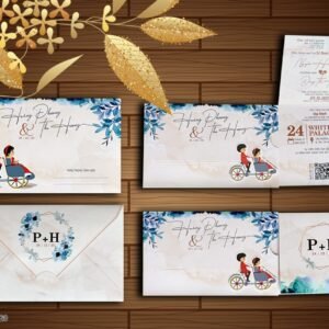 Thiệp cưới KTS DQ-BTN22-220