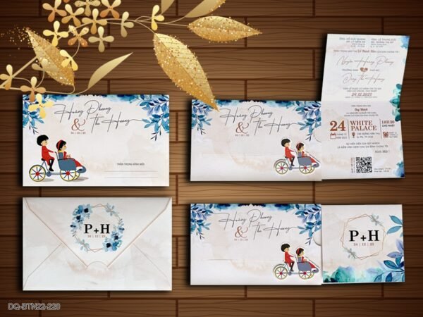 Thiệp cưới KTS DQ-BTN22-220