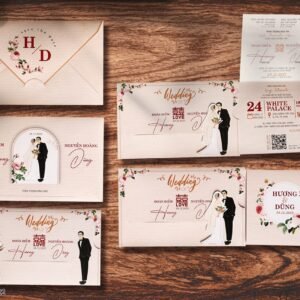Thiệp cưới KTS DQ-BTN22-222