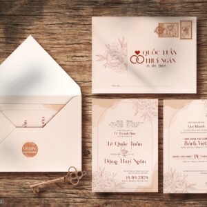 Thiệp cưới KTS DQ-BTN26-230