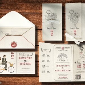 Thiệp cưới KTS DQ-BTN18-250