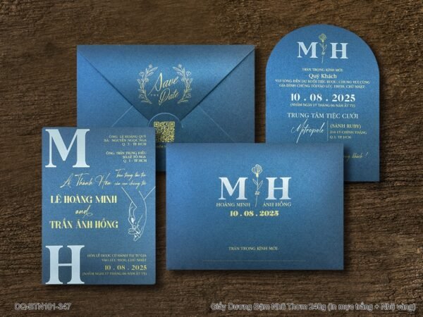 Thiệp cưới - In Nhanh KTS DQ-BTN101-347