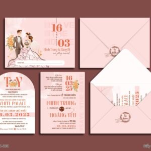 Thiệp cưới - In Nhanh KTS DQ-BTN101-330