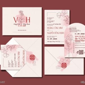 Thiệp cưới - In Nhanh KTS DQ-BTN101-317