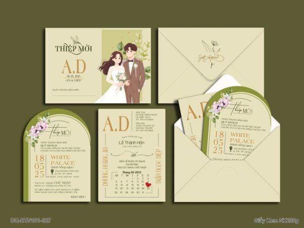 Thiệp cưới - In Nhanh KTS DQ-BTN101-327