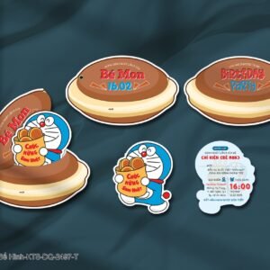 Thiệp thôi nôi, sinh nhật bế hình in KTS KTS-DQ-2497-T