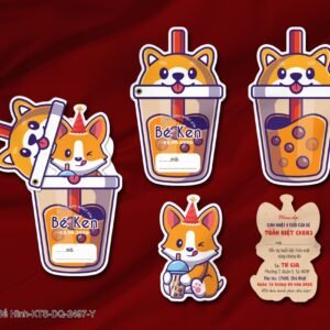 Thiệp thôi nôi, sinh nhật bế hình in KTS KTS-DQ-2497-Y